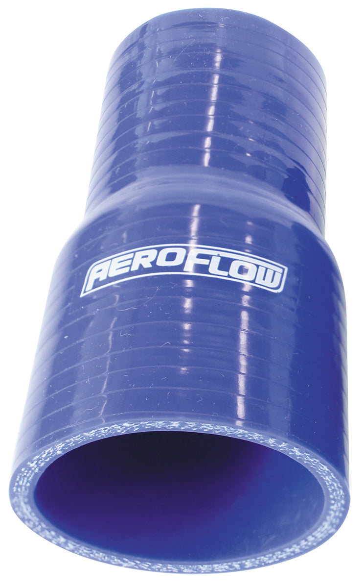 Aeroflow AF9001-375-300 Silicone Hose Reducer Str Blue I.D 3.75-3.00" 95-76mm Wall 5.3mm 127mm Long 9001-375-300