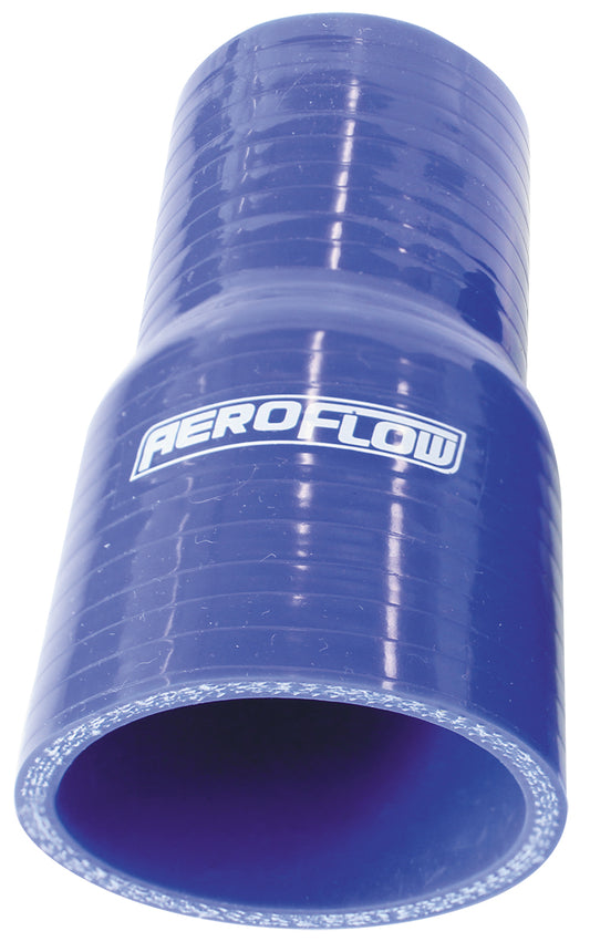 Aeroflow AF9001-375-300 Silicone Hose Reducer Str Blue I.D 3.75-3.00" 95-76mm Wall 5.3mm 127mm Long 9001-375-300
