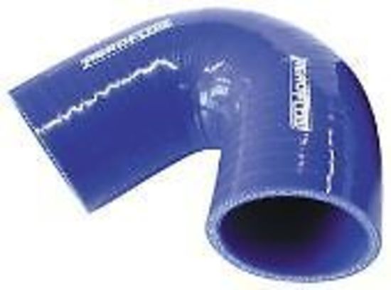 Aeroflow Performance Products AF9005-300 Silicone Hose 135 Deg; Blue I.D 3.00" 76mm Wall 5.3mm 100mm Leg AF9005-300