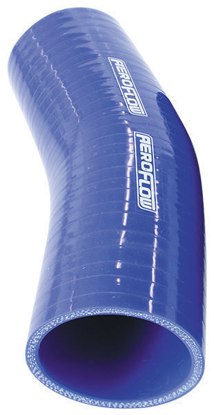 Aeroflow AF9007-400 Silicone Hose 23 Deg; Blue I.D 4.0" 90mm Wall 5.3mm 125mm Leg AF9007-400