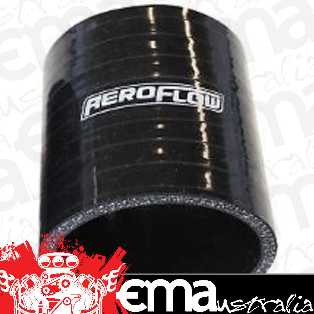 Aeroflow Performance Products AF9201-075 Silicone Hose Str Black I.D.75" 19mm Wall 4.5mm 76mm Long AF9201-075