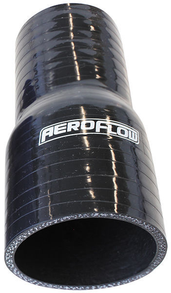 Aeroflow AF9201-300-200 Silicone Hose Reducer Str Black I.D 3.00-2.00" 76-51mm 5.3mm 127mm L 9201-300-200