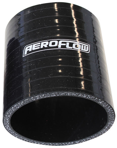 Aeroflow AF9201-300 Silicone Hose Str Black I.D 3.00" 76mm Wall 5.3mm 76mm Long AF9201-300