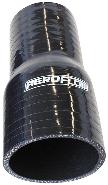 Aeroflow Performance Products AF9201-350-275 Silicone Hose Reducer Str Black I.D 3.50-2.75" 90-70mm 5.3mm 127mm L AF9201-350-275