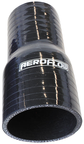 Aeroflow AF9201-375-300 Silicone Hose Reducer Str Blaci.D 3.75-3.00" 95-76mm Wall 5.3mm 127mm Long 9001-375-300