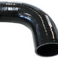 Aeroflow AF9203-100 Silicone Hose 90 Deg; Black I.D 1.00" 25.4mm Wall 4.5mm 150mm Leg AF9203-100