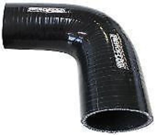 Aeroflow Performance Products AF9203-150-100 Silicone Hose Reducer 90 Deg; Black I.D 1.50-1.00" 38-25mm 4.5mm 125mm L AF9203-150-100