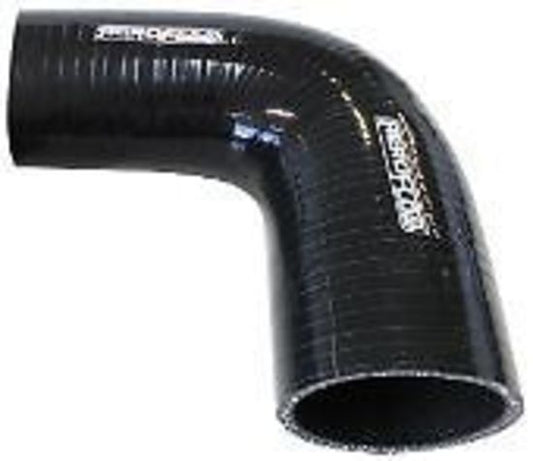 Aeroflow AF9203-200-150 Silicone Hose Reducer 90 Deg; Black I.D 2.00-1.50" 51-38mm 4.5mm 125mm L AF9203-200-150
