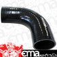 Aeroflow Performance Products AF9203-225 Silicone Hose 90 Deg; Black I.D 2.25" 57mm Wall 5.3mm 150mm Leg AF9203-225