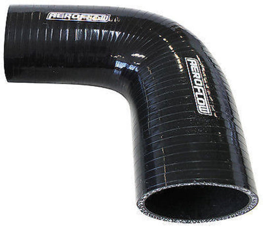 Aeroflow Performance Products AF9203-300-200 Silicone Hose Reducer 90 Deg; Black I.D 3.00-2.00" 76-51mm 5.3mm 125mm L AF9203-300-200