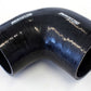 Aeroflow AF9203-400-350 Silicone Hose Reducer 90 Deg; Black I.D 4.00-3.50" 102-89mm 5.3mm 125mm L AF9203-400-350