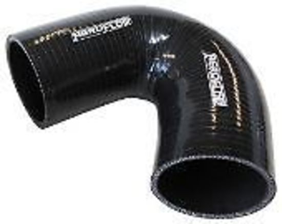 Aeroflow Performance Products AF9205-200 Silicone Hose 135 Deg; Black I.D 2.00" 51mm Wall 5.3mm 100mm Leg AF9205-200