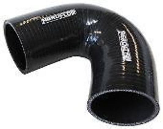 Aeroflow AF9205-300 Silicone Hose 135 Deg; Black I.D 3.00" 76mm Wall 5.3mm 100mm Leg AF9205-300