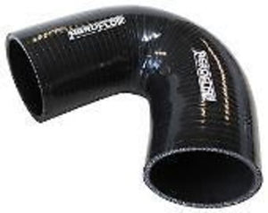 Aeroflow AF9205-400 Silicone Hose 135 Deg; Black I.D 4.00" 102mm Wall 5.3mm 100mm Leg AF9205-400