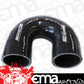 Aeroflow Performance Products AF9206-150 Silicone Hose 180 Deg; Black I.D 1.50" 38mm Wall 4.5mm 100mm Leg AF9206-150