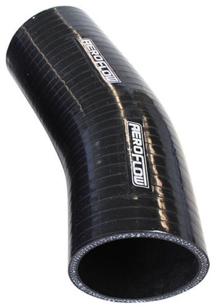 Aeroflow Performance Products AF9207-300 Silicone Hose 23 Deg; Black I.D 3.00" 76mm Wall 5.3mm 125mm Leg AF9207-300
