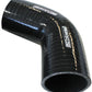 67Ã¸ Silicone Hose Elbow 3-1/8" (79mm) I.D (Gloss Black Finish. 4-59/64" (125mm) Leg) (AF9208-312)