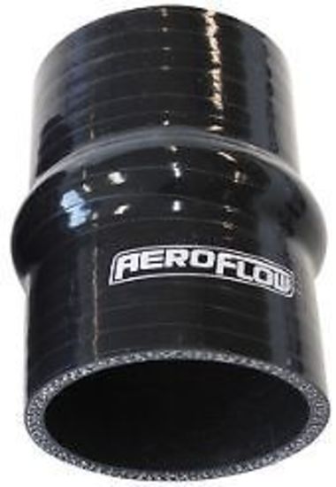 Aeroflow AF9211-225 Silicone Hump Hose Str Black I.D 2.25" 57mm Wall 5.3mm 100mm Long AF9211-225