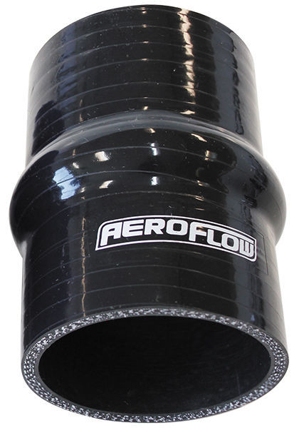 Aeroflow AF9211-250 Silicone Hump Hose Str Black I.D 2.50" 63mm Wall 5.3mm 100mm Long AF9211-250