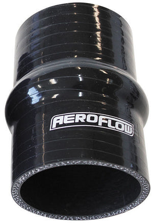 Aeroflow AF9211-300 Silicone Hump Hose Str Black I.D 3.00" 76mm Wall 5.3mm 100mm Long AF9211-300