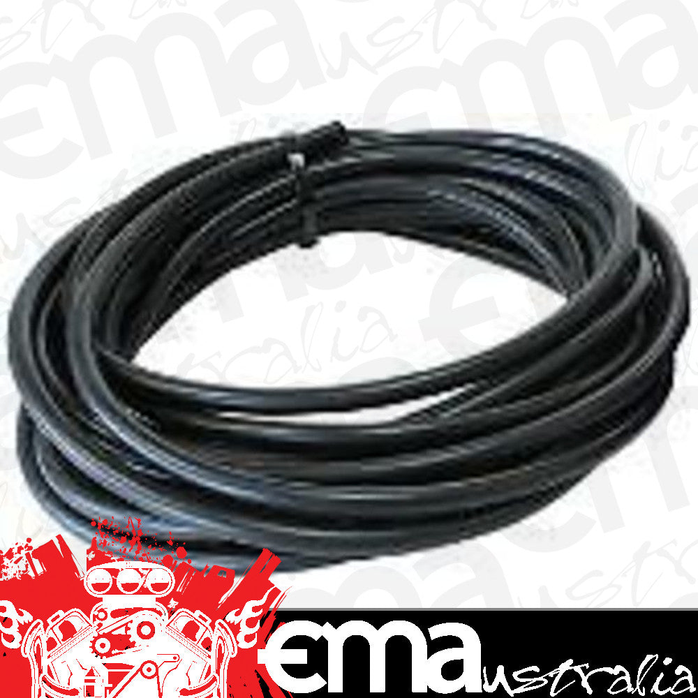 Aeroflow AF9231-025-25 Silicone Vacuum Hose Black I.D1/4" 6mm Wall 3mm 25 Foot 7.6M Roll AF9231-025-25