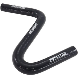 Aeroflow AF9240-075 Gloss Black Silicone Z Bend Heater Hose 3/4" (19mm) I.D 135 Degree Bend and 90 Degree Bend