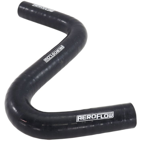 Aeroflow AF9240-100 Gloss Black Silicone Z Bend Heater Hose 1" (25.4mm) I.D 135 Degree Bend and 90 Degree Bend
