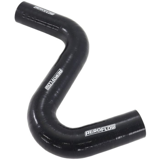 Aeroflow AF9240-150 Gloss Black Silicone Z Bend Heater Hose 1-1/2" (38mm) I.D 135 Degree Bend and 90 Degree Bend
