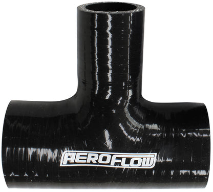 Aeroflow AF9244-300-137 Silicone Tee Piece 3" 76mm Run & 1-3/8" 35mm Side Black 100mm Long On Run50mm On Side