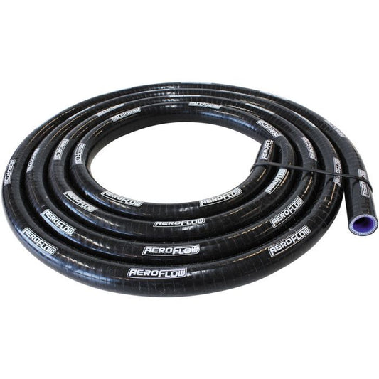 Aeroflow  AF9255-038-13 Gloss Black Reinforced Silicone Heater Hose 3/8" (10mm) I.D 13ft. (4 metre) Length