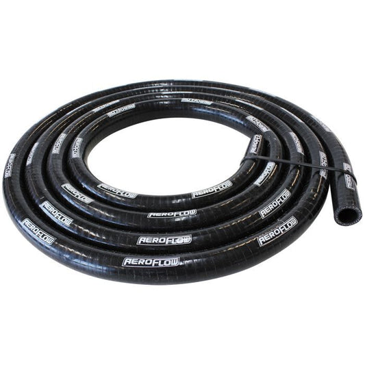Aeroflow AF9255-038-5 Gloss Black Silicone Heater Hose 3/8" (10mm) I.D 5ft. (1.5 metre) Length