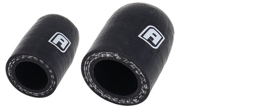 Aeroflow AF9289-050-01 Gloss Black Silicone Heater Hose Block Off Cap 1/2" (13mm) I.D Sold Individually 3 Ply Polyester