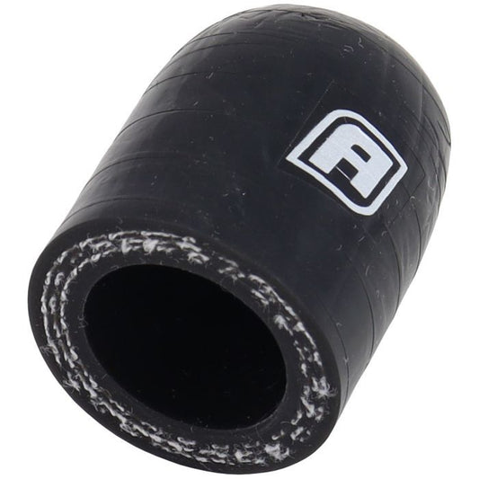 Aeroflow AF9289-075-01 Gloss Black Silicone Heater Hose Block Off Cap 3/4" (19mm) I.D Sold Individually 3 Ply Polyester
