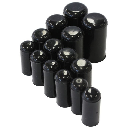 Aeroflow AF9290-016-01 Metric Vacuum Blank Off Plug Kit (16 piece) Black Finish