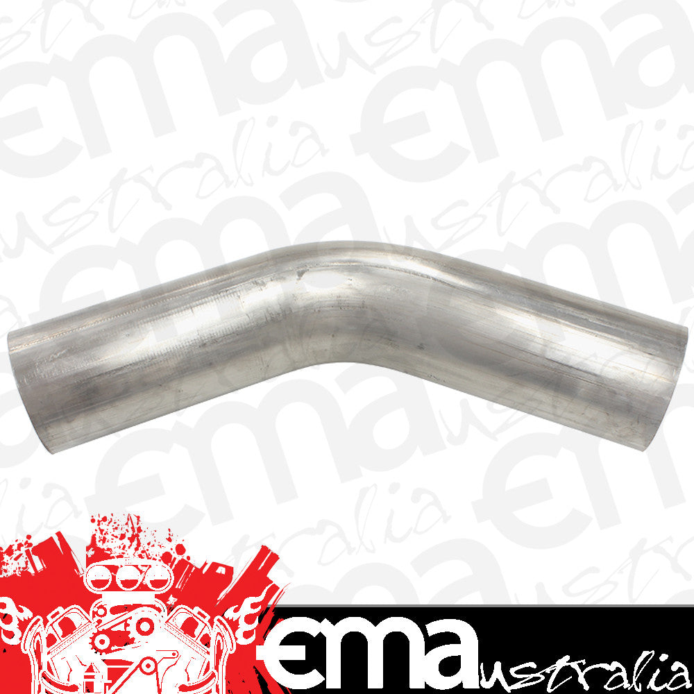 Aeroflow AF9502-1750 304 S/S Bend 45 Deg 1-3/4" O.D1.5mm (.059") 150mm / 6" Leg