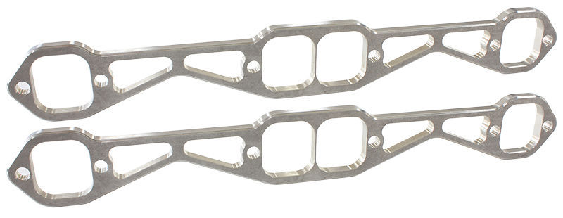 Aeroflow AF9551-1002 SBC Header Flanges Set 1-7/8" Square Port 1.88 x 1.88" Port