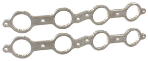 Aeroflow AF9551-1006 LS Chev Header Flanges 1-7/8" Round Port (Pair) 1.88" Port