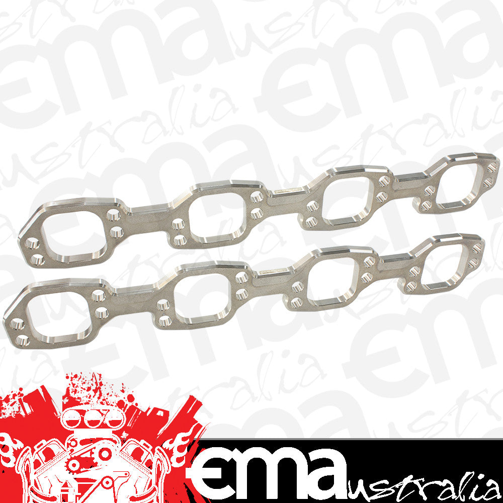 Aeroflow AF9551-1014 Ford 289-351W Header Flanges 1-7/8" Square Port Victor Jnr