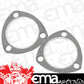Aeroflow AF9554-2500 2.5" 3 Bolt Gasket Set (Pair) Gaskets Use with AF9551-0011