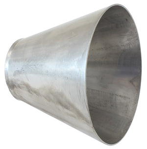 Aeroflow AF9588-2550 304 Transition Cone 2.5-5" Stainless Steel 4" Length