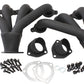 Aeroflow AF9599-1001 GM LS Block Huggers Natutral Steel Finish
