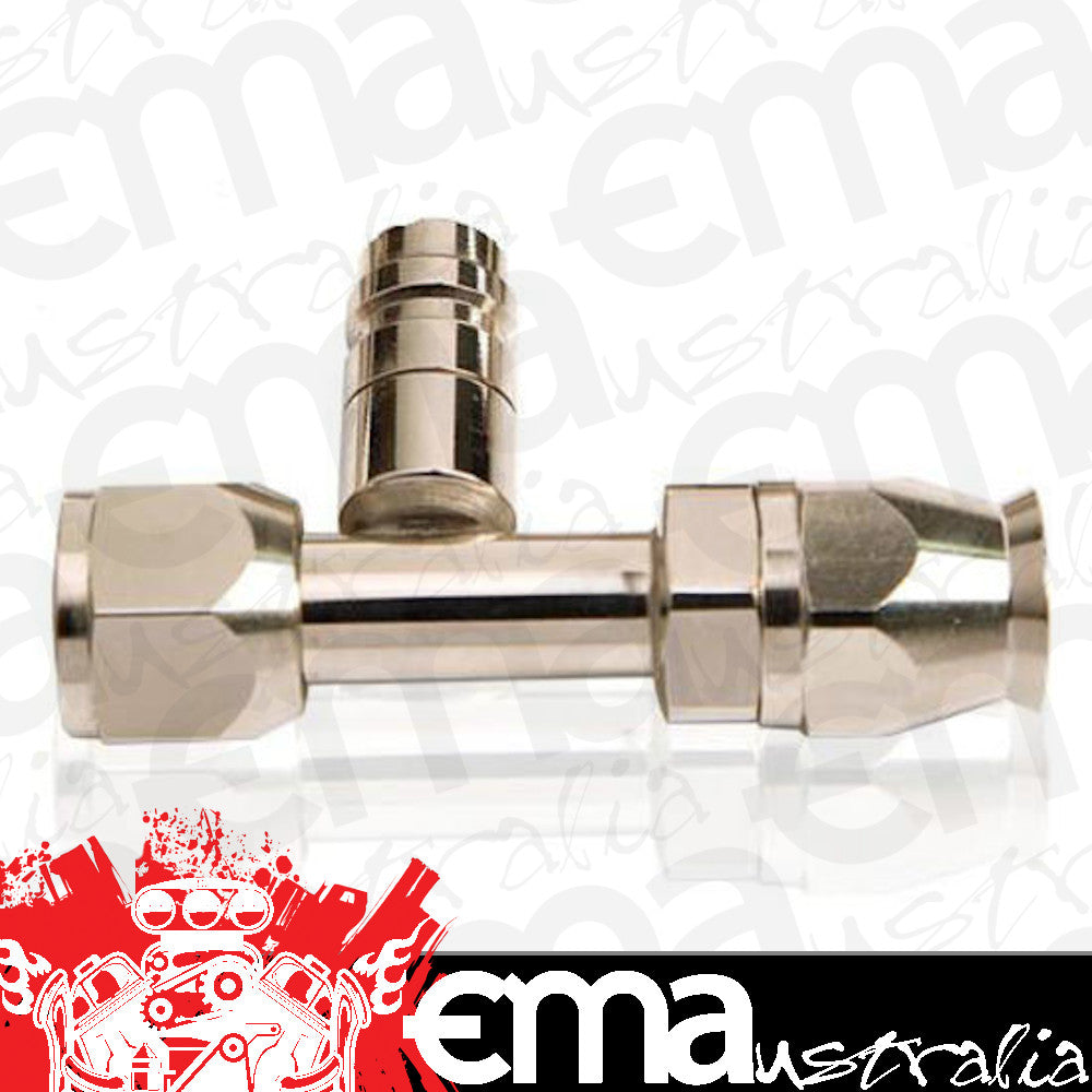 AEROFLOW A/C STRAIGHT FITTING -6AN WITH CHARGE PORT AFFCE-06-B