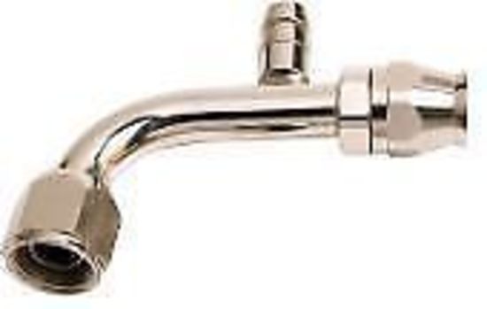Aeroflow AFFCE-0690B -6 Airconditioning Fitting with Charge Port 90 Degree
