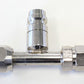 Aeroflow AFFCE-06B -6 Airconditioning Fitting with Charge Port Straight