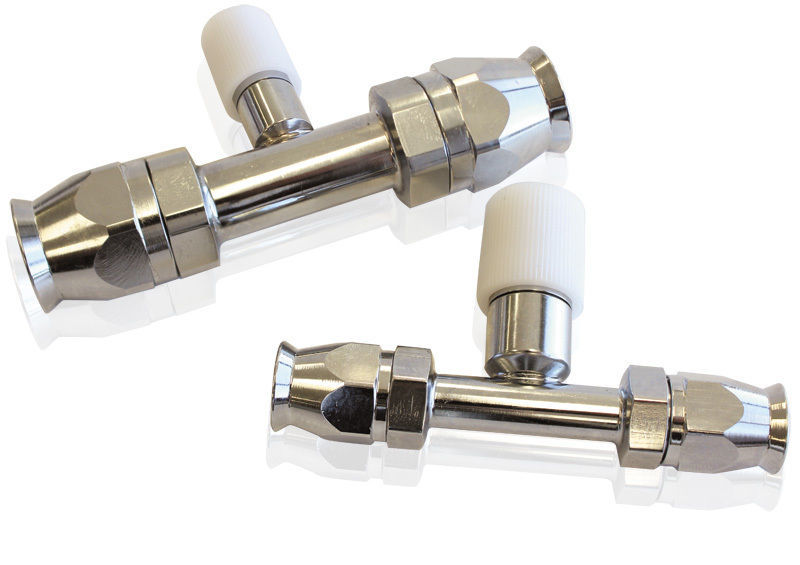 Aeroflow AFFCEL-06B -6 Airconditioning Fitting Inline Charge Port Straight