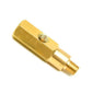 Aeroflow Performance Products AFGA-35 Oil Pressur Gauge M14 x 1.5 M14 x 1.5 Inline 1/8" NPT Side