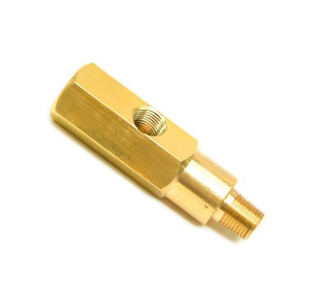 Aeroflow Performance Products AFGA-35 Oil Pressur Gauge M14 x 1.5 M14 x 1.5 Inline 1/8" NPT Side
