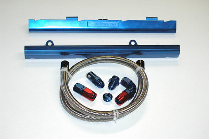 Holden Commodore VT VX VY VZLS1 5.7L V8 Finish; Blue Anodised VZ LS1 AEROFLOW BILLET ALLOY FUEL RAIL KIT Aeroflow Performance Products AFLS1KIT