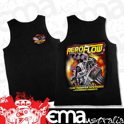 Aeroflow 'Nitro Hemi' Black Singlet (X-Large) (AFNITRO2SING-XL)