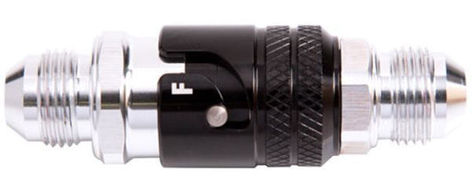 Aeroflow AFQR201-06 Quick Release -6 Buna N Seal Black Aluminum